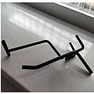 Гачок 30 см Ø 5 мм  на Перфорацію Одинарний з Цінникоутримувачем  на перфорований стелаж, фото 6