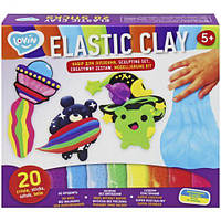 Elastic Clay 20 sticks TM Lovin Набір для ліплення з повітряним пластиліном [tsi216735-ТCІ]