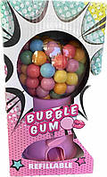 Жувальні гумки BUBBLE GUM REFILLABLE рожевий автомат 300 гр.