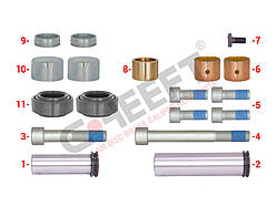 Ремкомплект супорта RENAULT MAGNUM E-TECH 400/440, VOLVO, MERITOR ELSA2  5001860791 (Пр-во CHEEFT) CFT2133