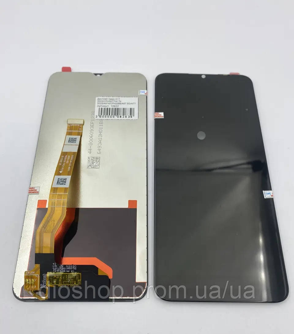 Дисплей (экран) для Oppo A17/CPH2477/A17k/A57s/CPH2385/A57 4G//A57  5G/A57e/A77 4G//A77 5G/A77s, черный, (ID#1850059865), цена: 646 ?, купить  на Prom.ua