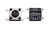 Кнопка тактова мікро SMD 6*6*8 мм (4 pin) перемикач micro SMD Tactile Tact Push, фото 5