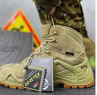 Армейские тактические берцы Lowa, ботинки военные демисезонные, берцы армейские осенние цвет койот