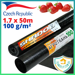 Агротканина для полуниці з розміткою від бур'янів застилочна 100 щільності для мульчування для доріжок 1,7х50м