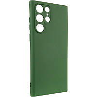Чохол Silicone Cover Lakshmi Full Camera (A) для Samsung Galaxy S24 Ultra Зелений / Dark green