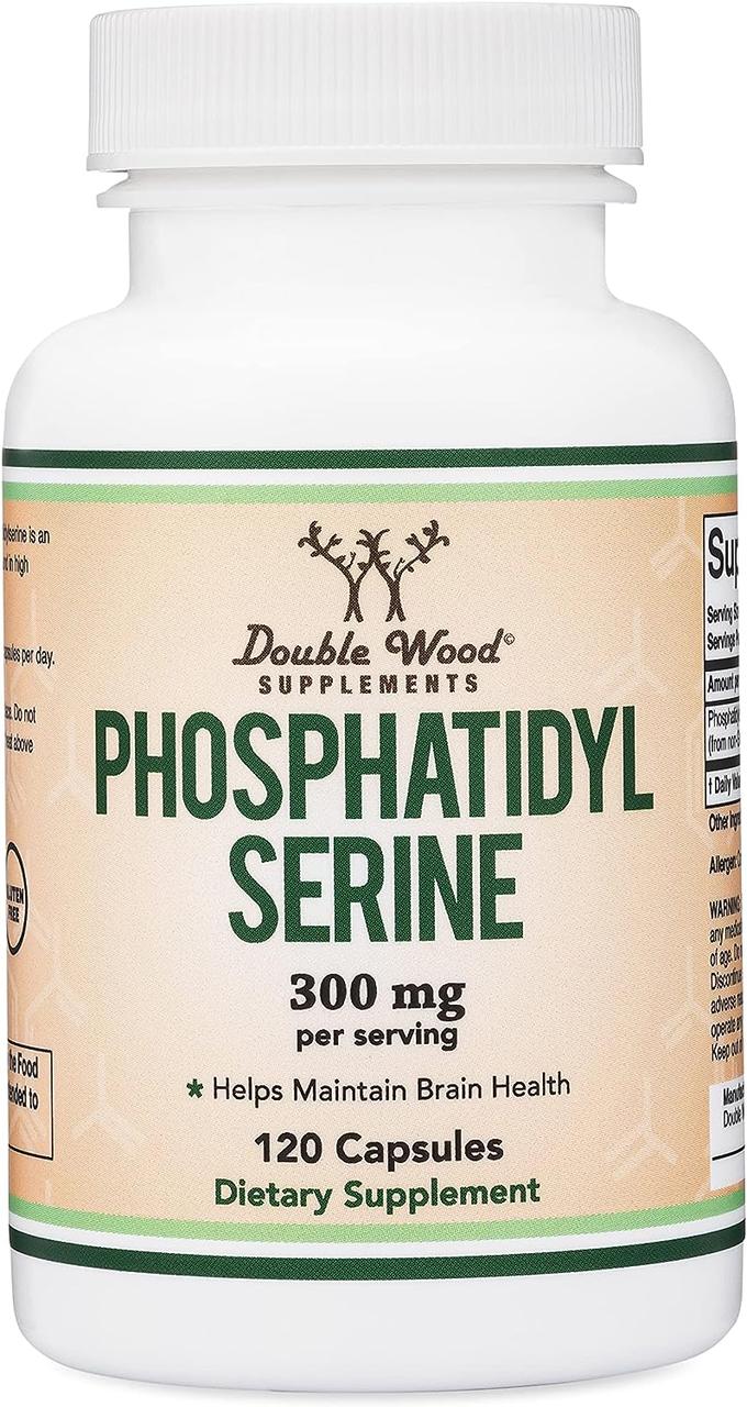 Фосфатидилсерин Double Wood Supplements Phosphatidylserine 300 mg 120 caps, фото 1