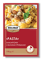 "PASTA" Макарони з білими грибами 175г ТМ "Холідей"