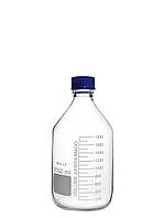 Бутыль для реактивов с закруткой и мерной шкалой, 2000 мл.