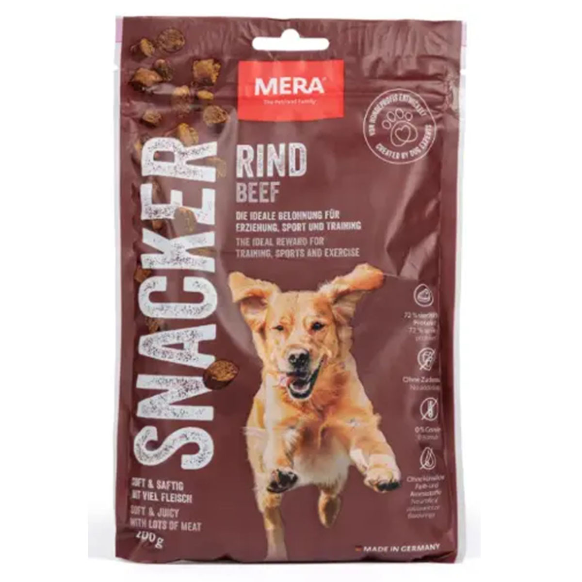Mera snacker Rind м’які снеки для собак із яловичиною, 200 гр, фото 1