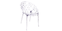 Оригинальный стул "Crystal" (Кристал). (59х59х79 см)