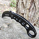 Ніж керамбит Smith&Wesson Tactical Kerambit, black, 440, фото 3