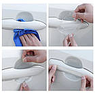 Наклейки під дверні ручки, прозорі, захист від подряпин, 9*8 см, фото 2