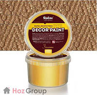 Краска декоративная акриловая «DECOR PAINT» медь 100гр Ролакс Rolax