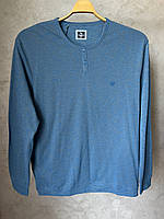 Чоловічий светр/джемпер Caporicco 23033 (батал) 5XL блакитний