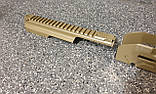 Кришка дулової коробки та Довга цівка для ак74, акм, акмс, акс колір койот, фото 3