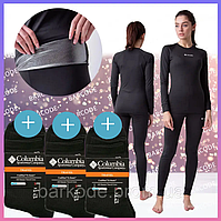 Термобель для активного відпочинкуolumbia omni heat для зими + термоноски в подарунок 3шт