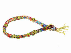 Браслет натуральний із конопель плетіння в східному стилі