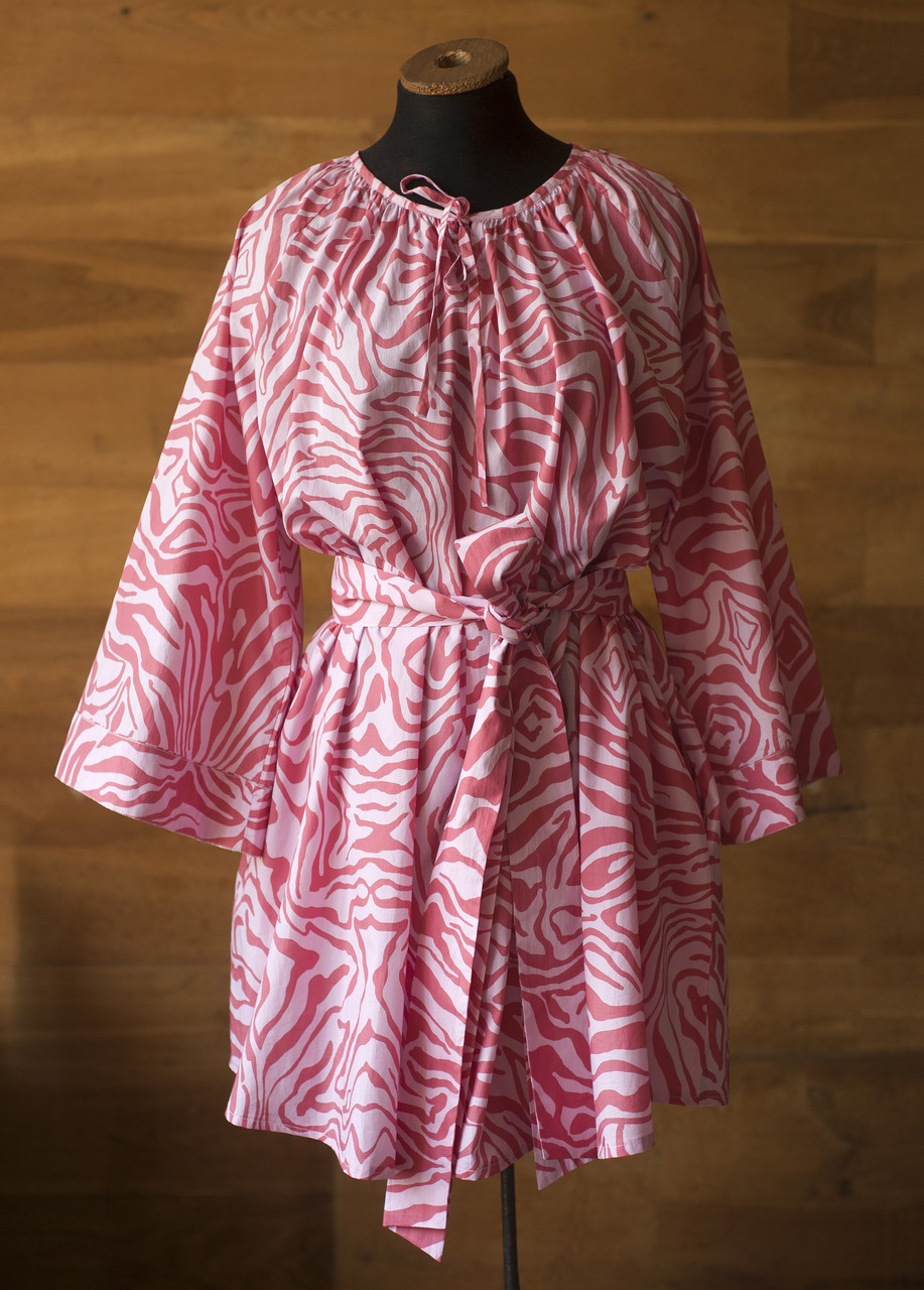 Рожева коротка сукня з анімалістичним принтом жіноча Robert Friedman, розмір M