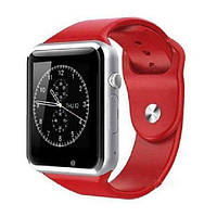 Смарт-годинник Smart Watch A1 розумний електронний зі слотом під sim-карту + карту пам'яті micro-sd. Колір: червоний