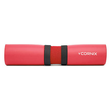 Накладка (бампер) на гриф Cornix Barbell Pad XR-0211 Red Poland, фото 3