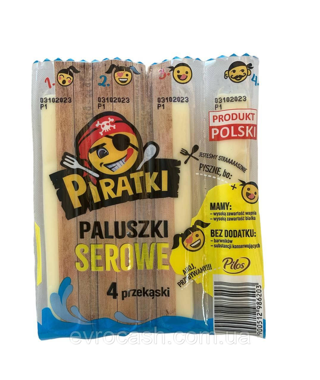 Сир Дитячий Piratki 4*21g 14 шт ящ