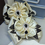 Бантики на заколках або на резинках, гарні вишукані, в наявності 130 грн шт заколка Резинка бантик бант школа, фото 2