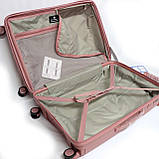 Дорожня валіза з поліпропілену велика Snowball рожева, фото 7
