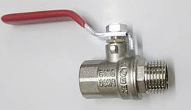 Кран кульовий FNR31 Zegor PN40 1/2" ЗВ рукоятка-важіль ЕКО