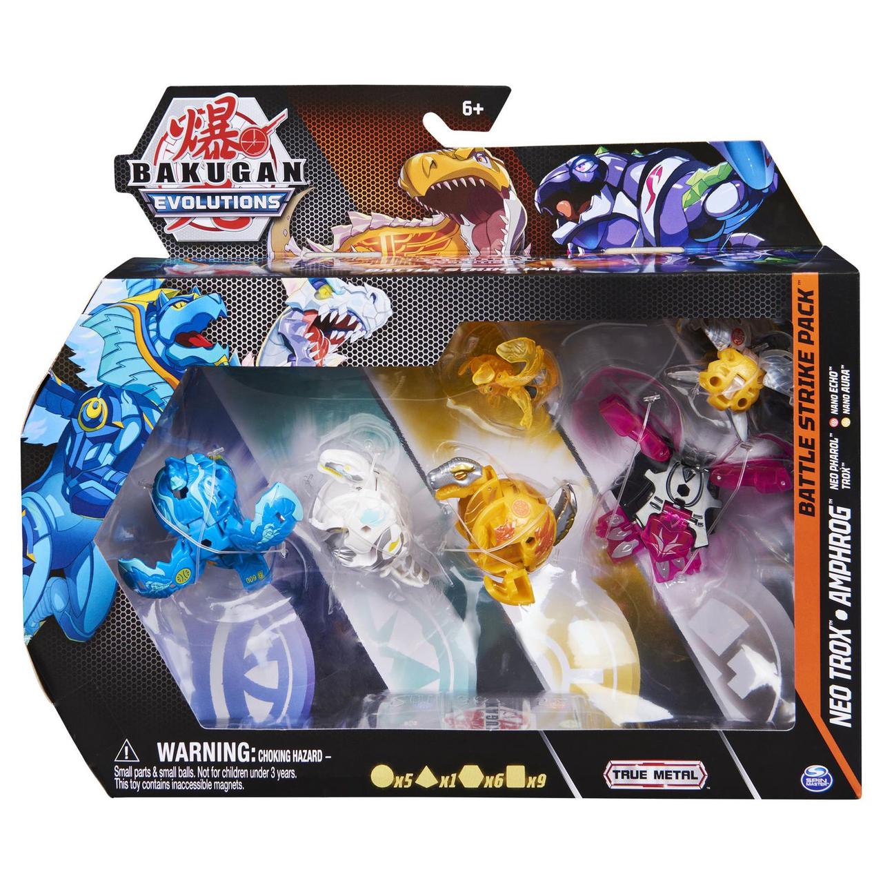 Ігровий набір Бакуган Bakugan Evolutions Neo Trox & Amphrog Battle Strike Pack