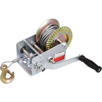 Лебідка ручна 1361 кг сталевий трос Miol 80-461