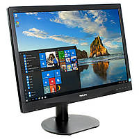 Монітор 24" 1920*1200 PLS Philips 240S4QMB LED VGA DVI MM Pivot чорний бв B Гар.12міс! #