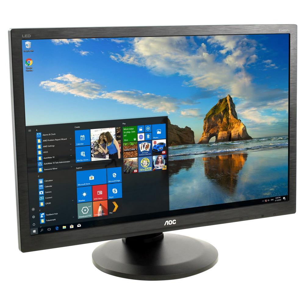 Монітор 24" 1920*1200 TN AOC E2460Pxda LED VGA DVI MM Pivot чорний бв Гар.12міс! A