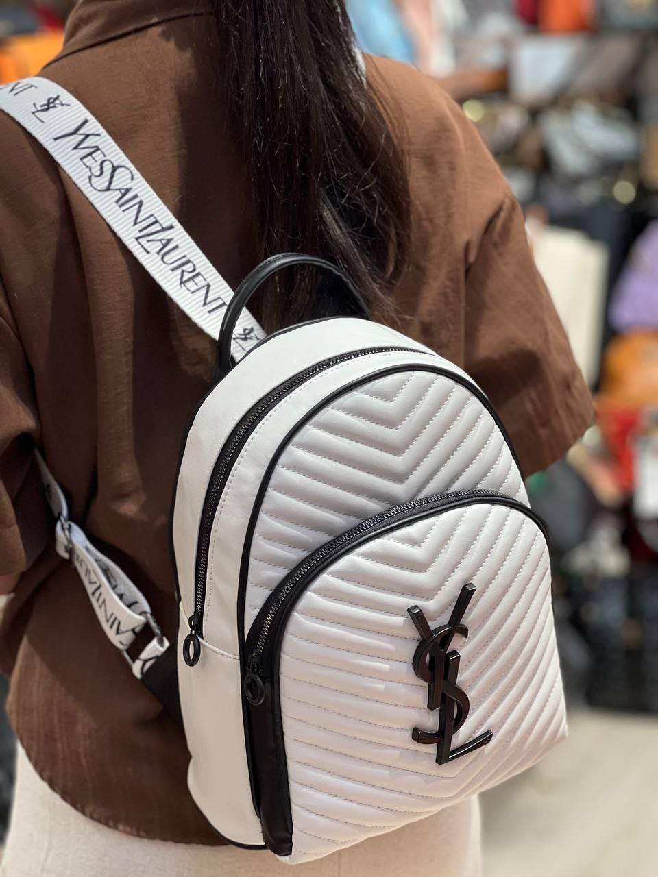 Жіночий рюкзак YSL, екошкіра, 931419, фото 1