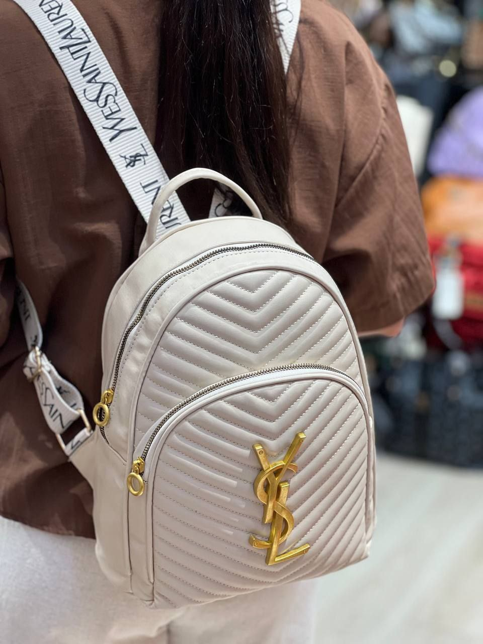 Жіночий рюкзак YSL, екошкіра, 931421, фото 1