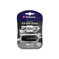 Сіра флешка USB 3.0 32 Gb Verbatim SuperSpeed V3
