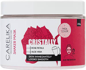 Маска-шейкер для обличчя з пелюстками троянд CARELIKA, 200 г