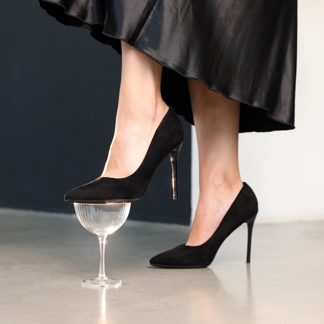 Купить Туфли Женские Лодочки На Шпильке Черные Dbuy Туфлі Жіночі ...