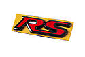 Напис RS  червоно-чорний (95мм на 25мм) для Тюнінг Honda, фото 2