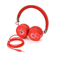 Навушники провідні GORSUN GS-771, Red, Blister