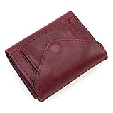 Жіночий невеликий шкіряний гаманець Grande Pelle 503661 бордовий, фото 5