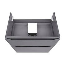 Комплект Qtap Scorpio 710х825х460 Graphite підлогова тумба + мийка врізна QT1471TNВ7023070CG, фото 3