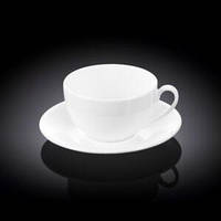 Чашка чайна з блюдцем Wilmax 180 мл порцеляна (993001 WL)