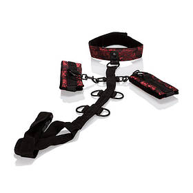 Фиксаторы для рук и шеи БДСМ, набор для бондажа Scandal Collar Body Restraint от California Exotic all