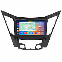 Штатная магнитола Lesko для Hyundai Sonata VI (YF) 2009-2014 экран 9" 2/32Gb CarPlay 4G Wi-Fi GPS Prime