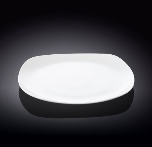 Тарілка десертна Wilmax квадратна 20х20 см порцеляна (991001 WL)