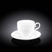 Чашка чайна з блюдцем Wilmax 220 мл порцеляна (993009 WL)