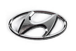 Емблема 86300-1J500 (125 мм на 65 мм) для Hyundai I-20 2008-2012 рр