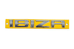 Напис Ibiza (125 мм на 18мм) для Seat Ibiza 2002-2009 рр