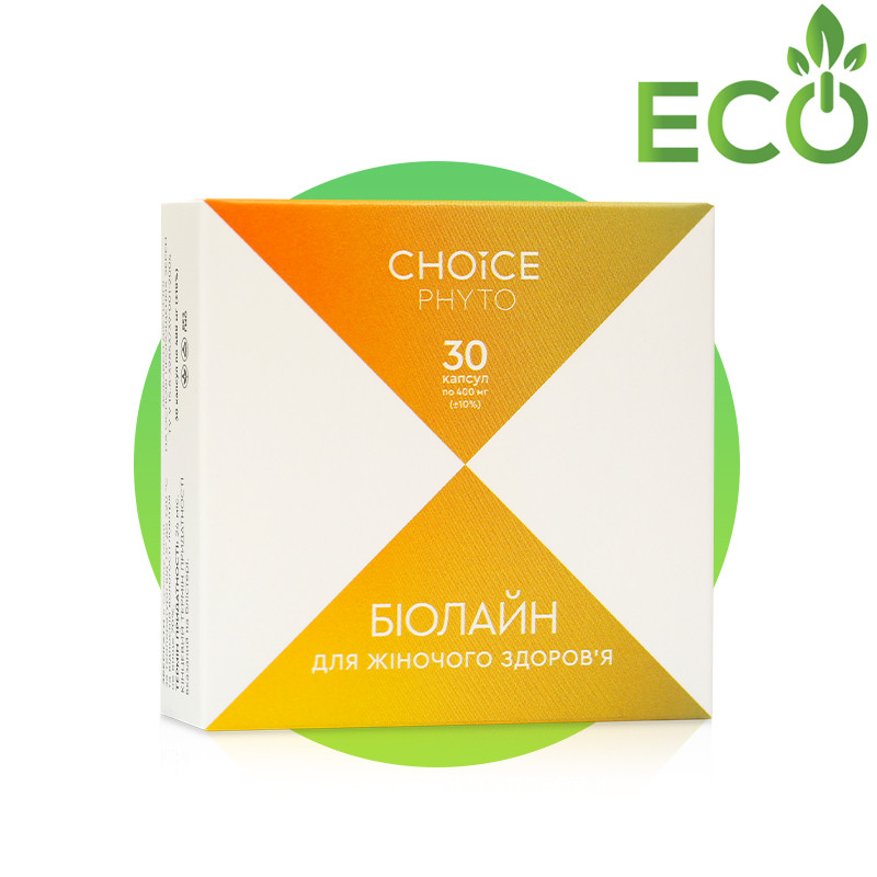 БІОЛАЙН – фітокомплекс для жінок CHOICE (30 капсул) | Біолайн – заповнює дефіцит активних речовин CHOICE