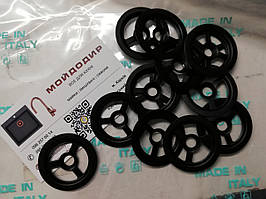 Сіточка кругла для переливу для кухонної мийки чорний матовий (36 мм)